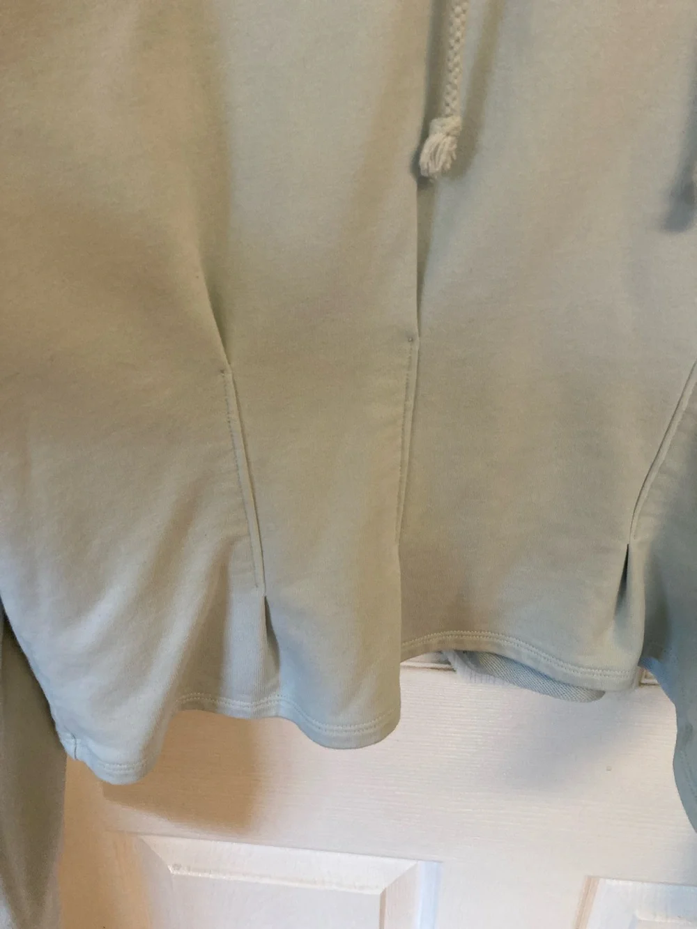Light Blue Fabletics Hoodie Sweatshirt - Picture 4 of 7